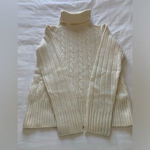 NWOT! J.Crew Cable Turtleneck Sweater